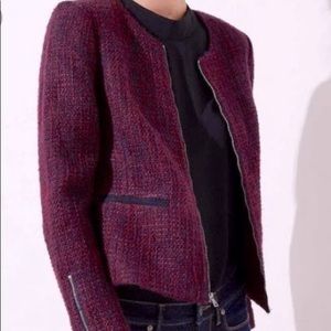Loft Tweed Red Jacket